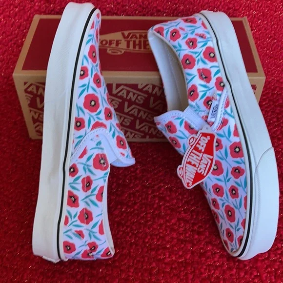 Vans Classic Slip-On Flowers True White WMNS - Picture 12 of 16